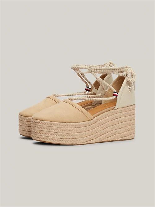 CLOSED TOE LINEN FLA TOMMY HILFIGER | FW0FW07746/RBL